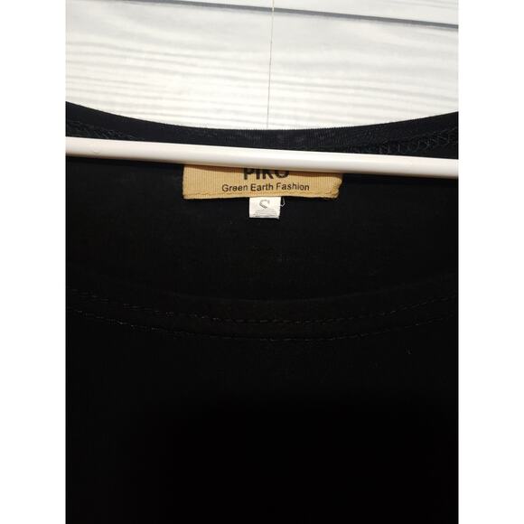 Womens Piko Green Earth Fashion Basic  Long Sleeve Tee sz - Picture 2 of 4